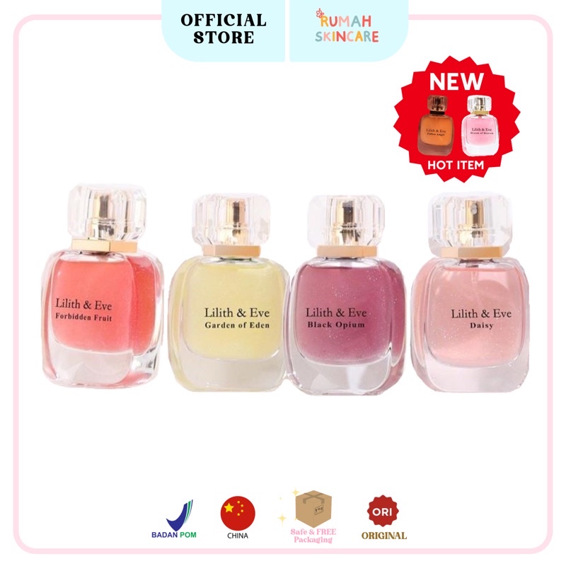 LILITH and EVE PARFUME EDP 30ml Parfum Tahan Lama - Black Opium | Daisy | Garden of Eden | Forbidden Fruit | Fallen Angel | Dream Of Heaven