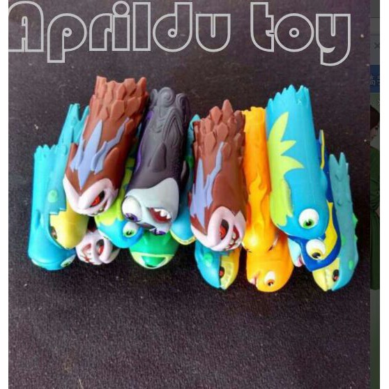 Import 5pcs OPPO Package Slugterra 1 Play Gun's AMMO.Soft Rubber.Slug gun bulletTerra Figure