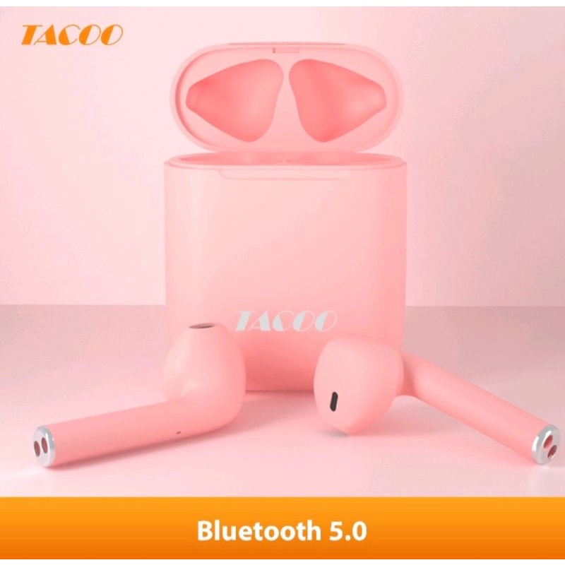 TACOO Earphone TWS Inpods Macaron Wireless Bluetooth 5.0