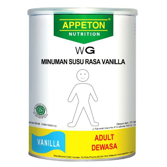 Appeton Weight Gain Adult Vanilla 900gr