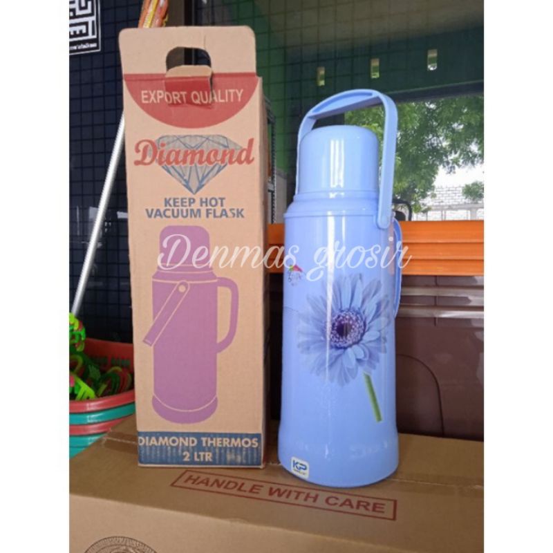 (PROMO) TERMOS AIR PANAS DIAMOND 2LITER FREE BUBBLE / TERMOS JUMBO / TERMOS  AIR PANAS MURAH