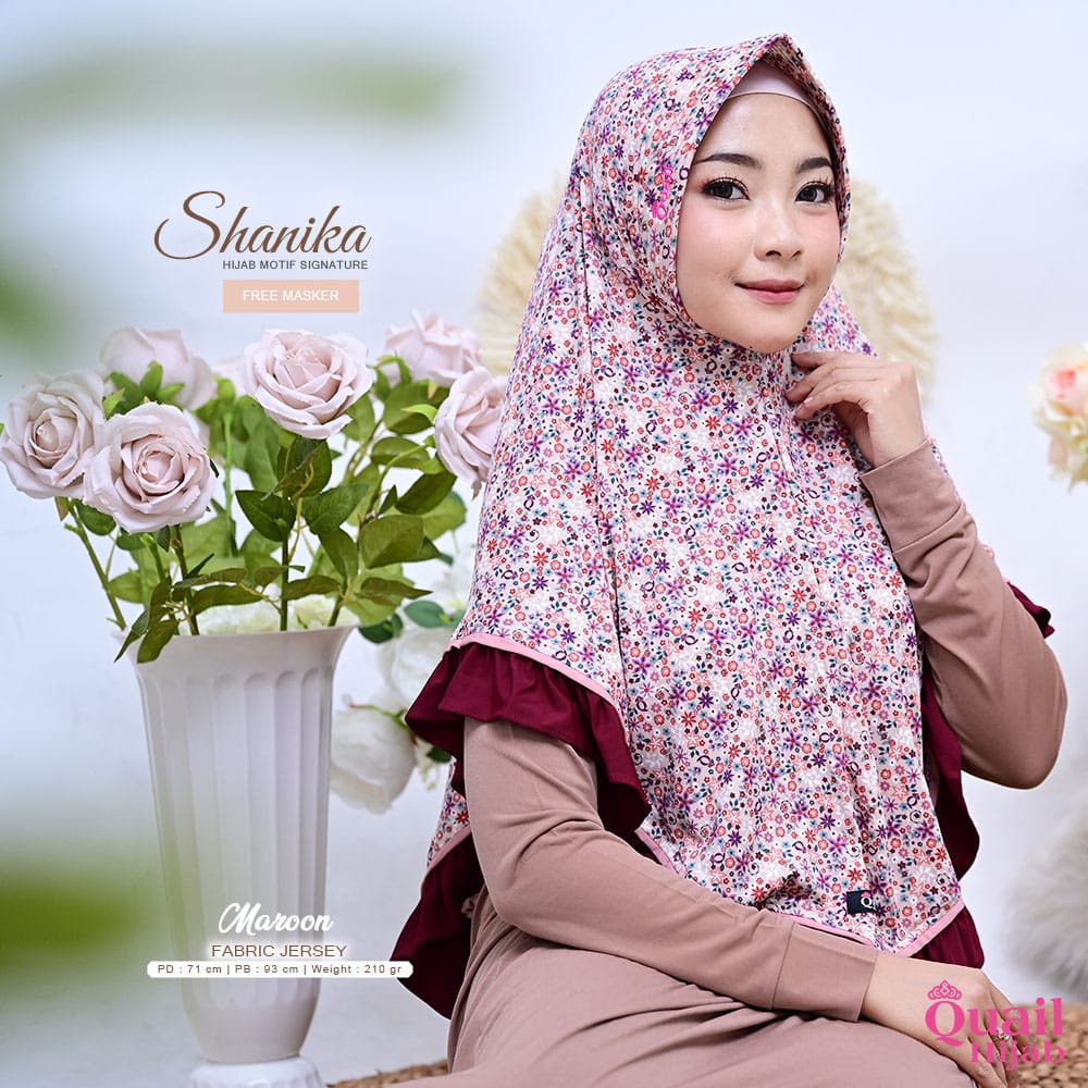 Shanika Hijab Motif Signature Quail