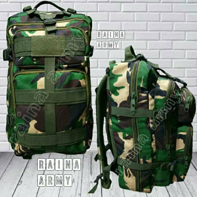 MT Tas Ransel Tactical Lebanon Loreng TNI Malvinas Backpack 3P#Tas Army#Tas libanon Loreng Malvinas