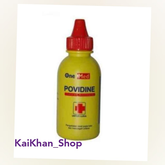 Onemed Povidone Iodine Ecodine [ Obat Merah Antiseptik - 60ml ]