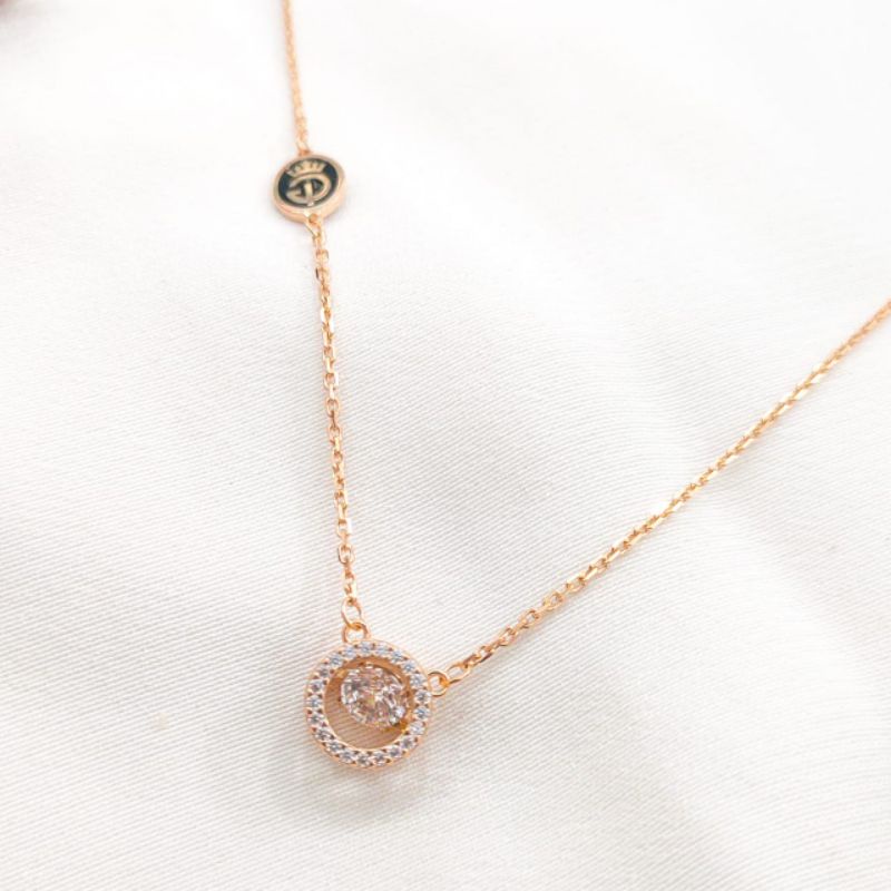 kalung dancing stone hadiah ultah kalung igun emas asli 16k