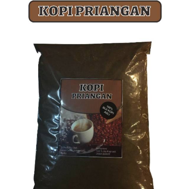 

KOPI PRIANGAN BUBUK MURNI 500 GR KOPI ASLI JAWA BARAT AROMA DAN RASA KHAS