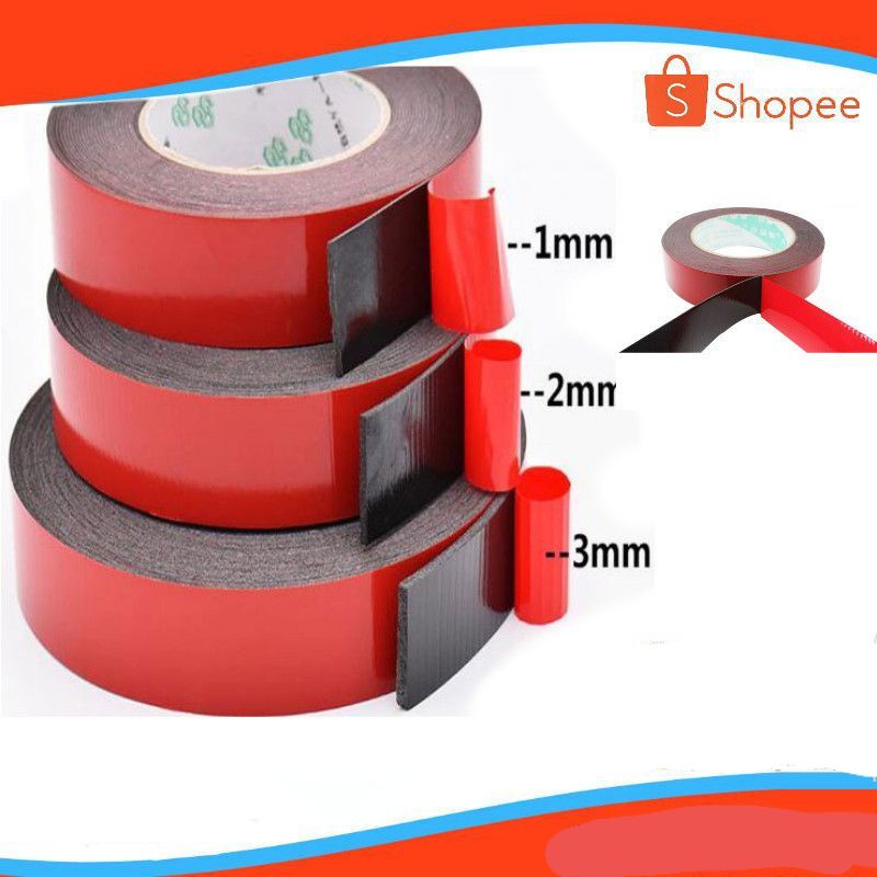 Double Tape ANTI AIR Serbaguna Tempel Dinding Kayu besi plastik allmunium DOBEL TIP DOBELTIP PEREKAT