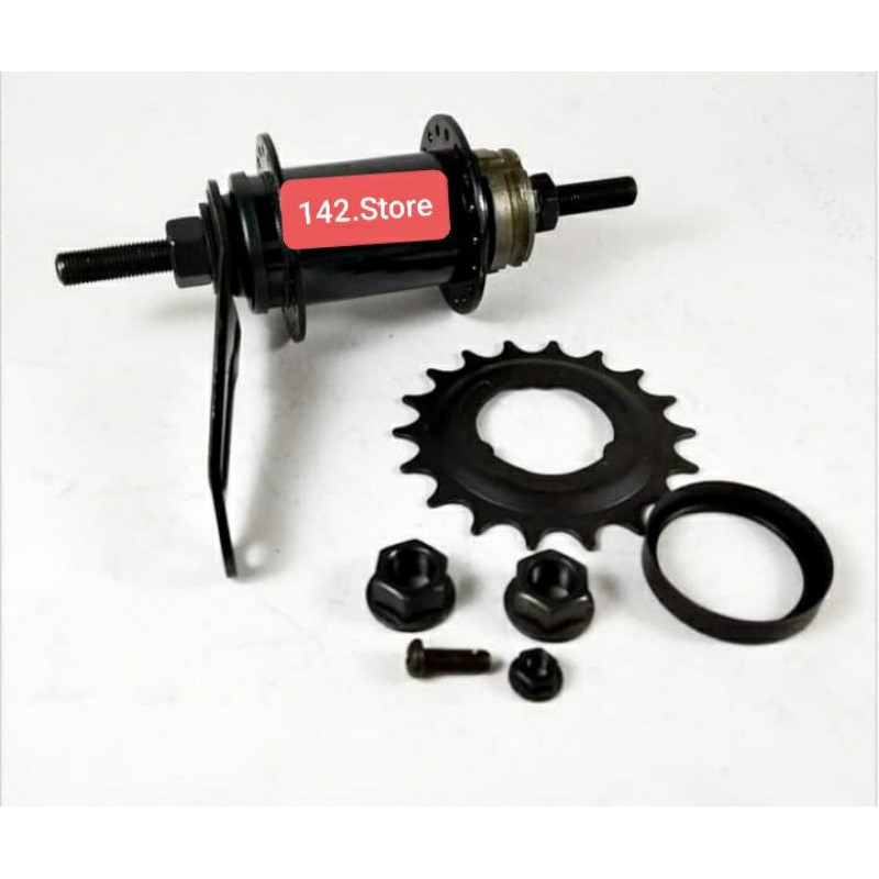 Hub torpedo 36H hitam fixie universal