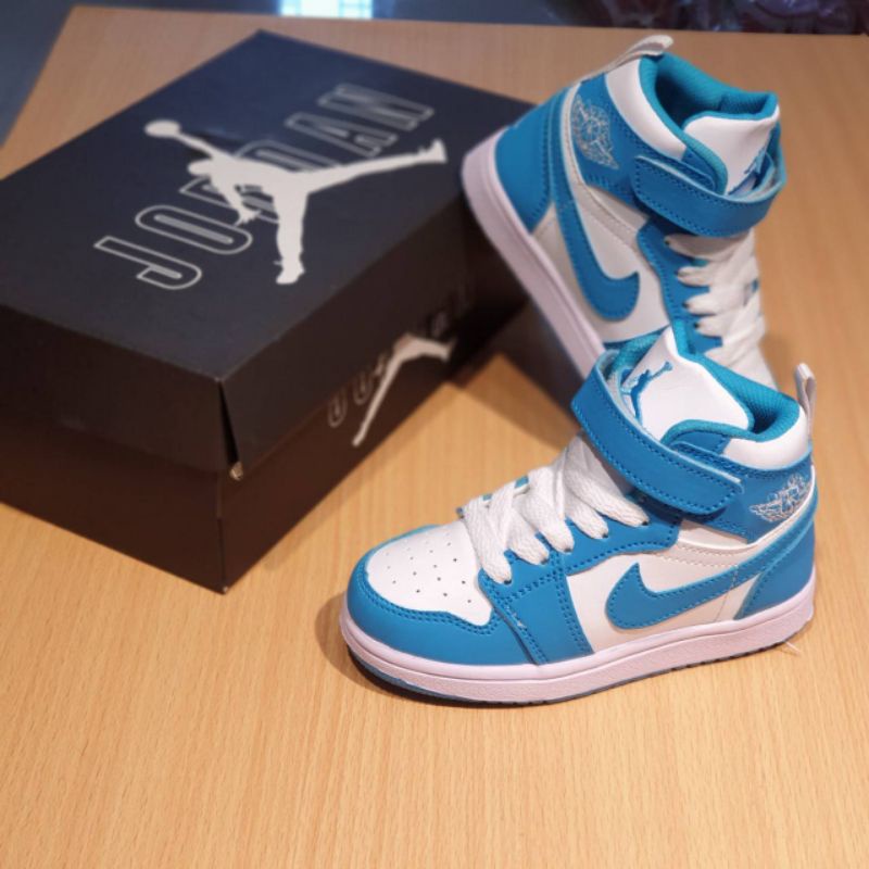 SEPATU JORDAN ANAK LAKI LAKI SEPATU ANAK NIKE LAKI LAKI SEPATU JORDAN KIDS OCEAN BLUE PREMIUM HIGH QUALITY