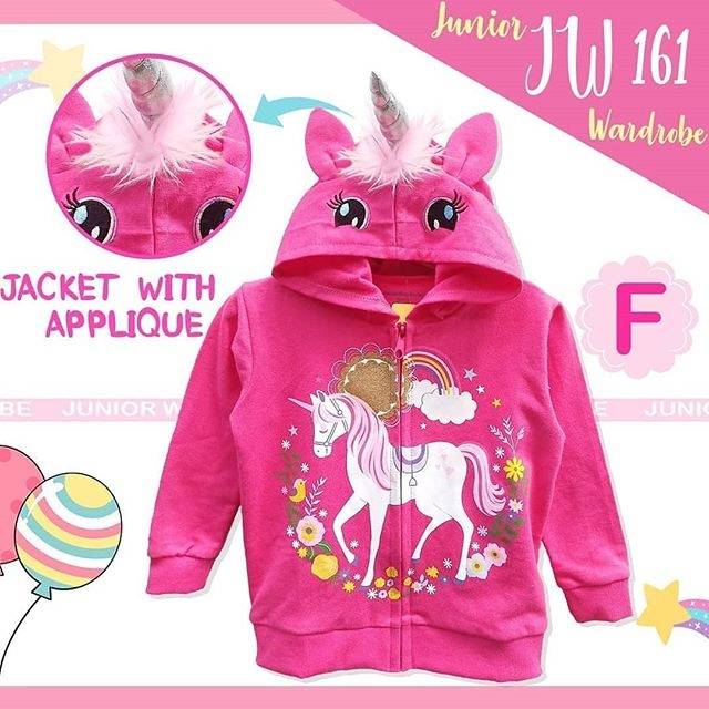 jaket hoodie unicorn