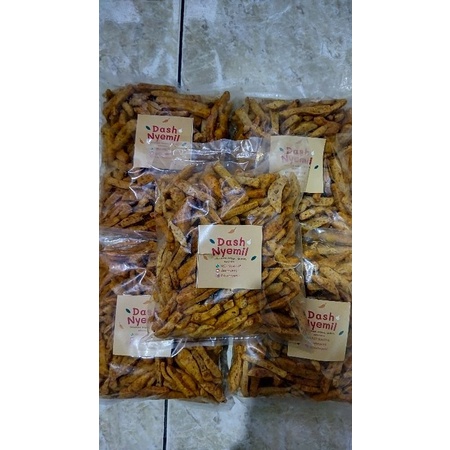 

Paket hemat basreng pedas ekstra daun jeruk 185g