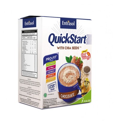 

Entrasol Quick Start Cereal Chocolate 5x30gr