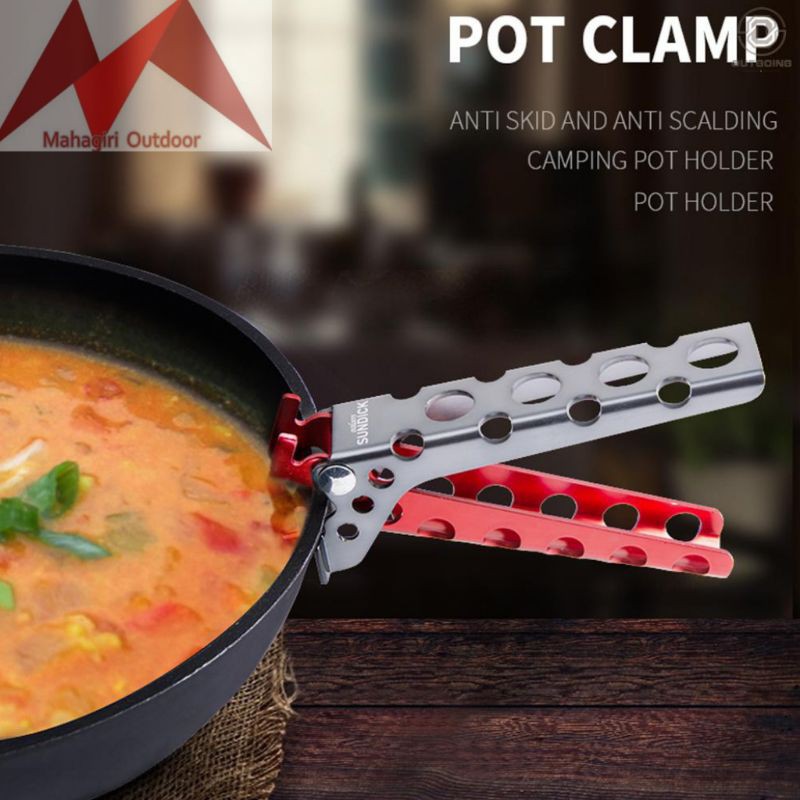 Pot gripper clamp pan handler penjepit panci cooking camping cookware