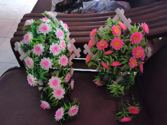 C5 Bunga Alganos/bunga Plastik/bunga Gantung/bunga Sintetis/bunga Hiasan/bunga Dekorasi/paket Bunga