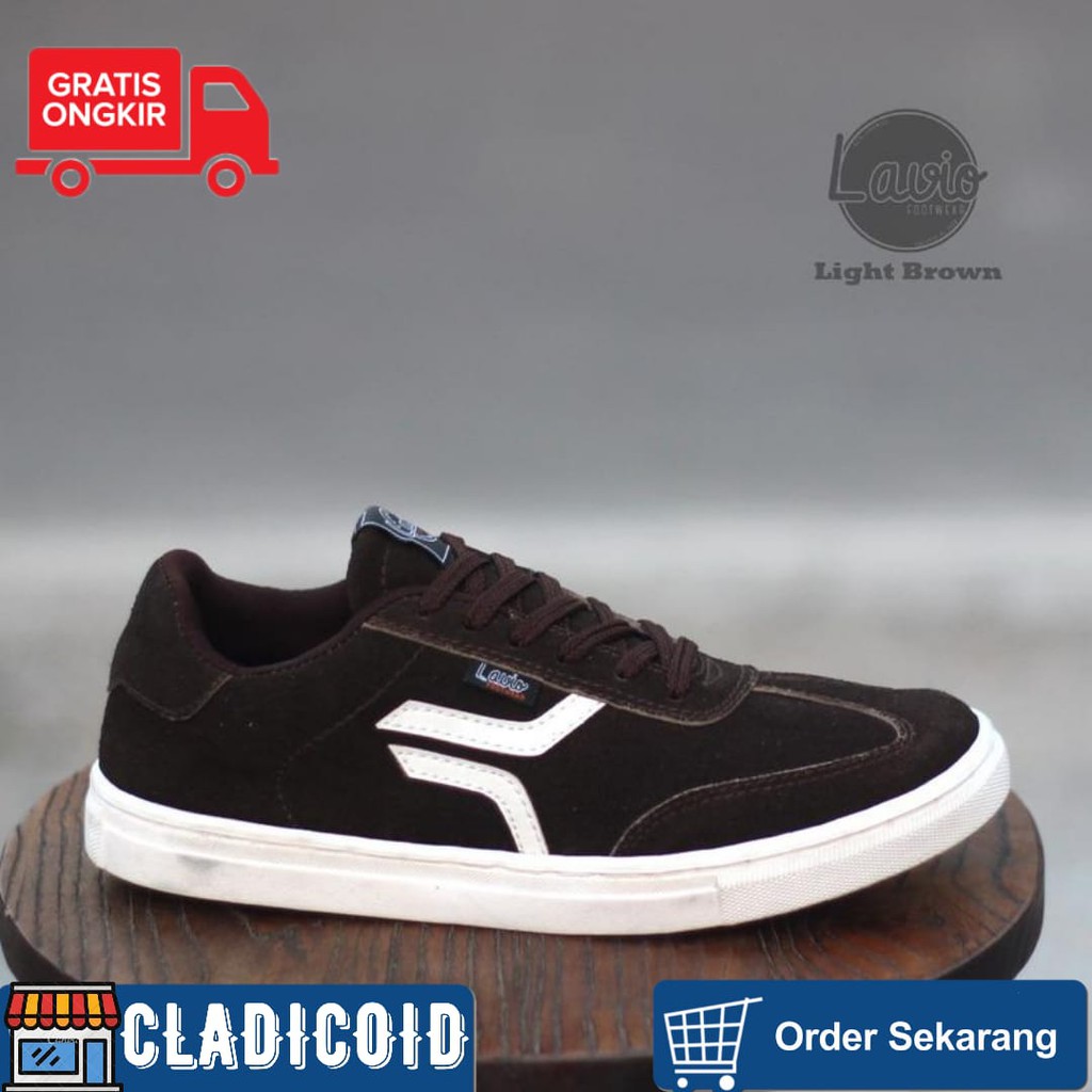 SEPATU SNEAKERS PRIA BAHAN KULIT PREMIUM, OUTDOOR KEREN. SNEAKERS ANAK MUDA LAVIO LIGHT ORIGINAL