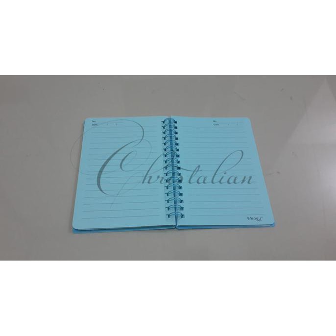 

BARU Buku Tulis Spiral A6 / Notebook - Pink