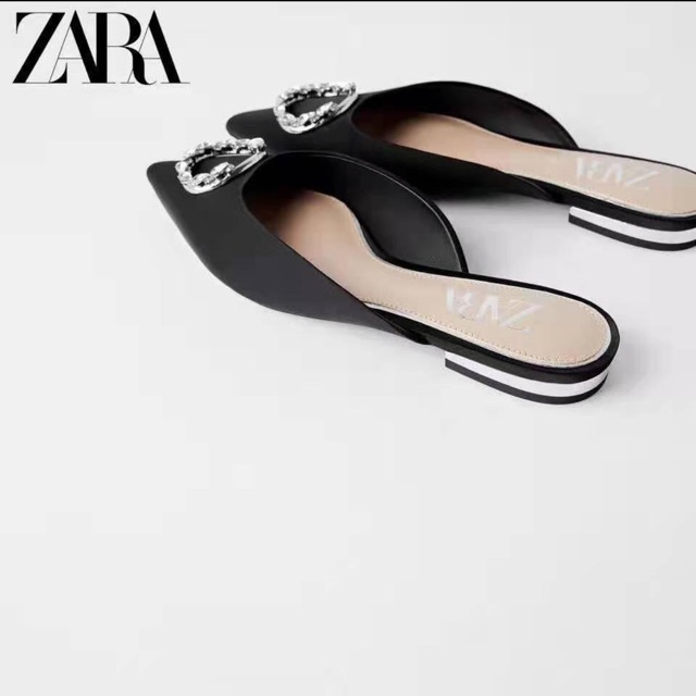 Sandal wanita flats zara 144 slip on