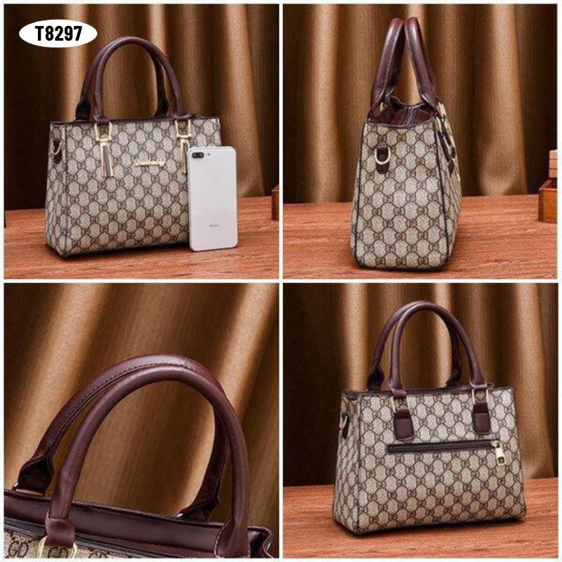 [IMPORT] T8297 - TAS HANDBAG WANITA FASHION IMPORT - 76BAGSTORE