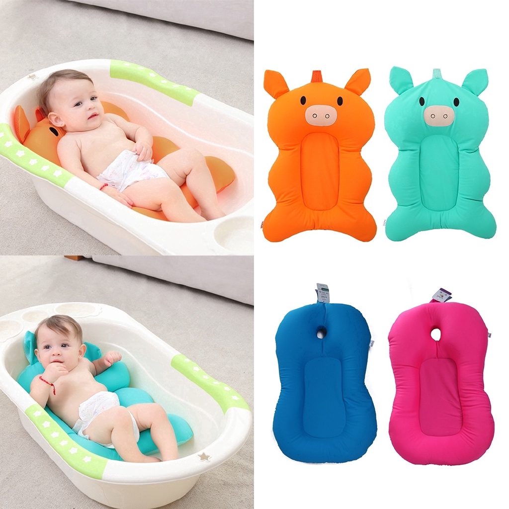 Floating Baby Bath Pillow Soft Seat Air Cushion Tub Pad For