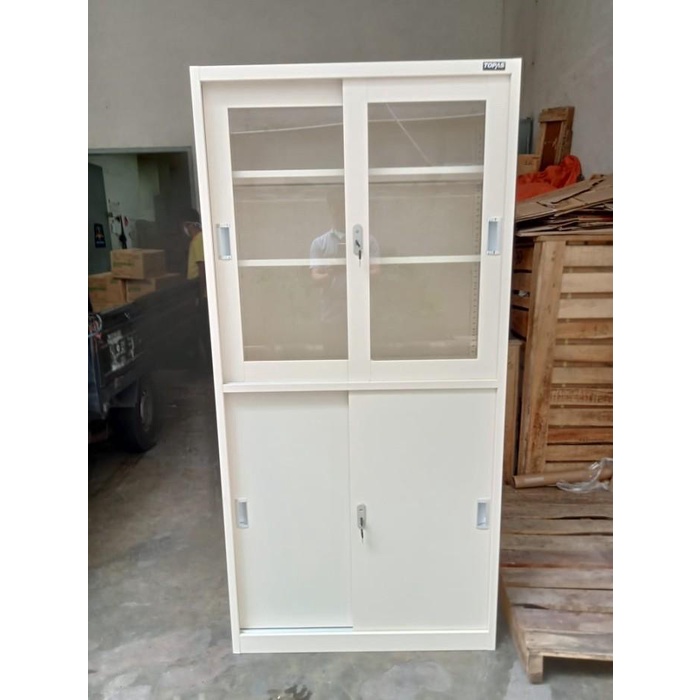 

Lemari Besi Gs-012 Topas - Lemari Sliding - Plate Lebih Tebal