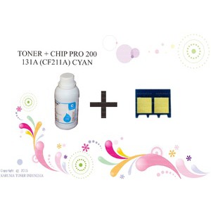 TONER + CHIP PRO 200 131A (CF211A) CYAN