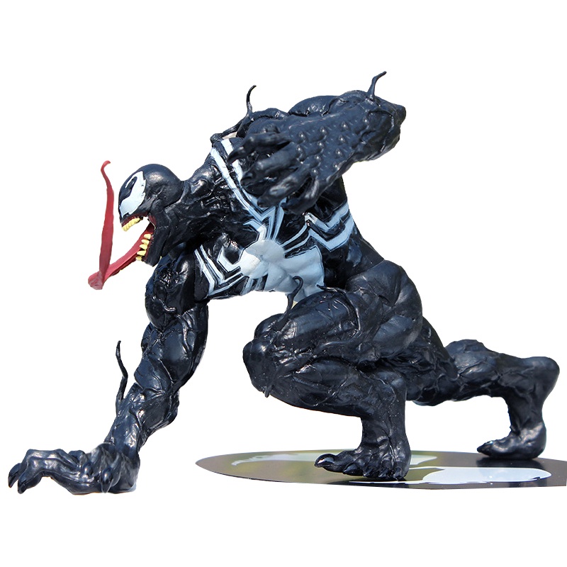 Mainan Action Figure Model Marvel Carnage Black Venom Brock Spider-Man Bahan Pvc