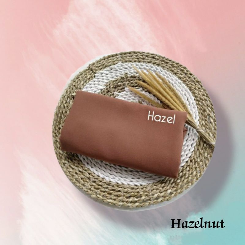 hijab BELLA SQUARE Pollycotton premium-HAZELNUT