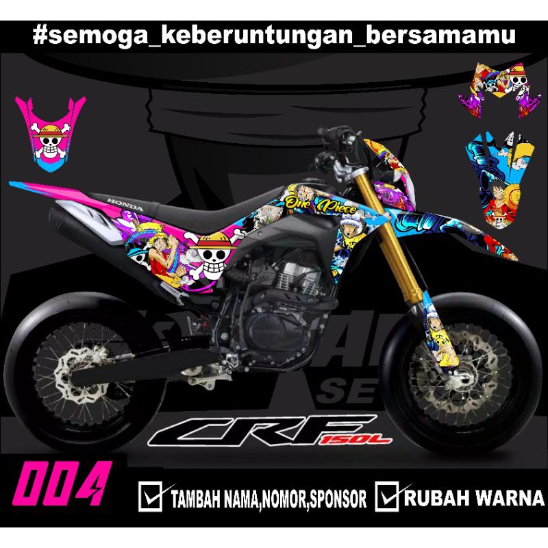 Sticker setiker stiker decal CRF 150 L one piece - Fullbody-Dekal stiker CRF 150 L Trail Supermoto