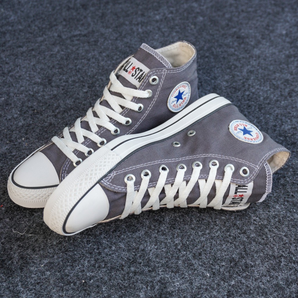 PROMO Sneakers Pria Wanita Converse Allstar 70s Chuck Taylor High Abu Grey Sepatu Sekolah Kuliah