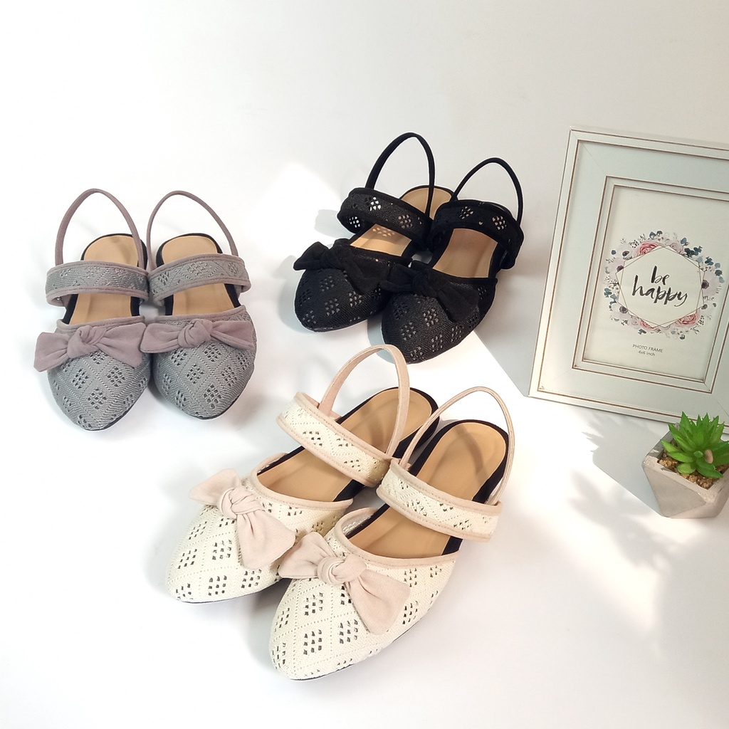 VNL Fuzi Mules | Sepatu Wanita | Sepatu Flatshoes | Flatshoes Casual | Mules