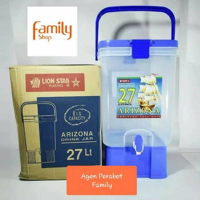 ARIZONA DRINK JAR / DISPENSER AIR ES MINUMAN JUS BUAH 27 LITER LION STAR