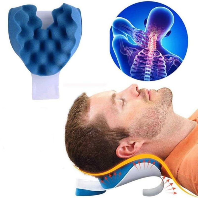 Bantal Terapi Leher Refleksi Kepala Bantal Capek Terapi Tulang Leher Punggung Relax NecK Revitalizer