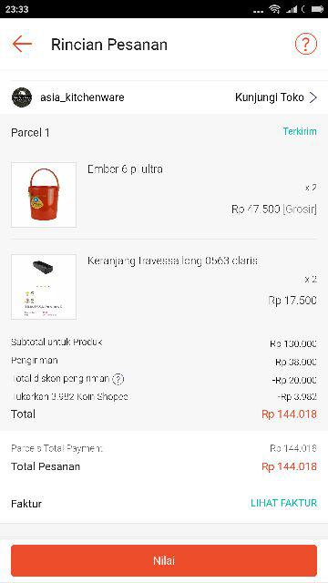 Keranjang Travessa Long 0563 Claris