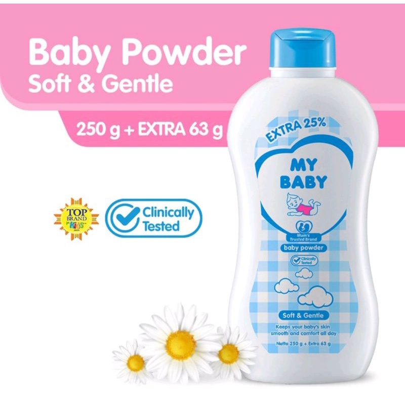 Bedak My Baby 250 g extra 63 g