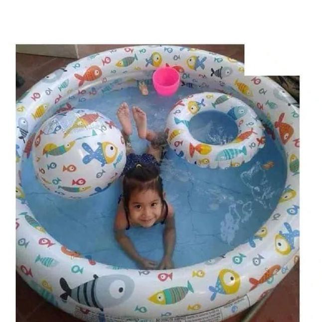 Kolam Renang Anak Bonus Bola Dan Ban Renang 59469