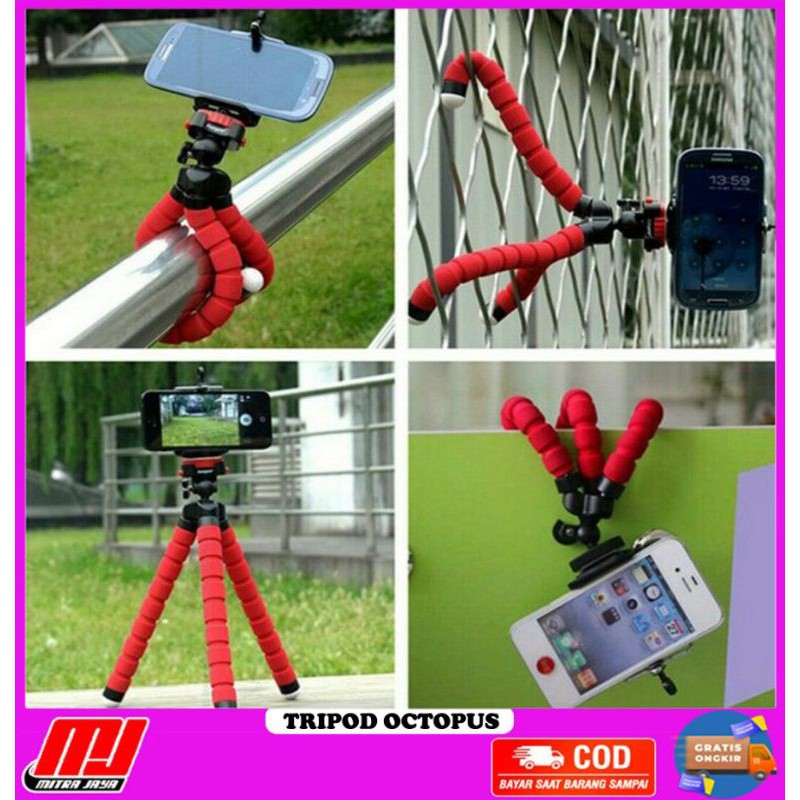 Tripod Mini Spider Octopus Mobile Phone Holder Camera