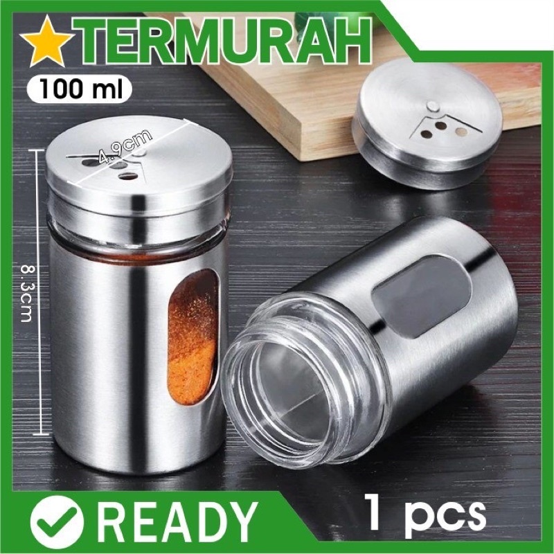 Botol Merica Shaker / botol garam/ botol merica Stainless