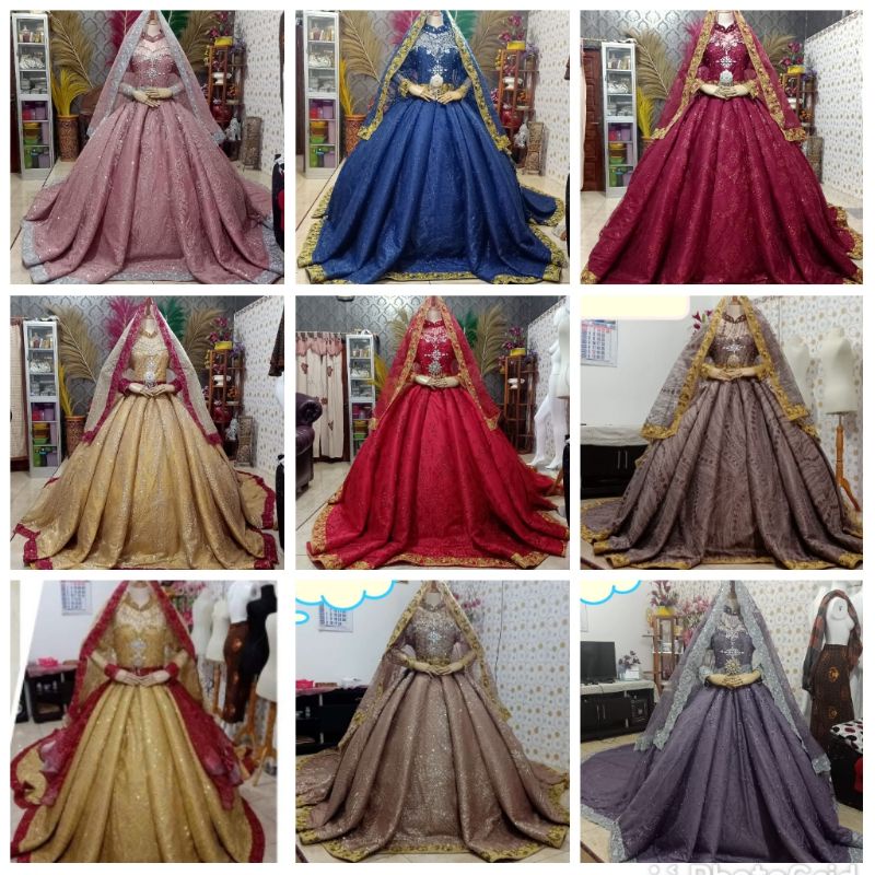 gaun pengantin india