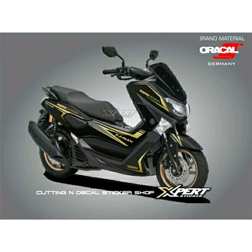 sticker cutting YAMAHA NMAX 2018 stiker nmax hitam termurah