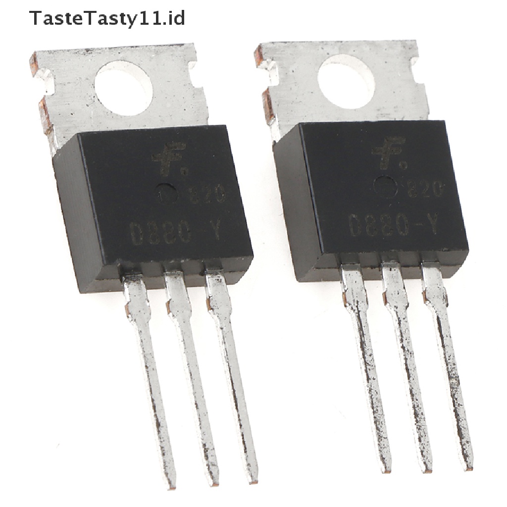 10pcs Transistor Power Transistor D880 TO220 KSD880Y NPN 3A 60V Bahan Silikon