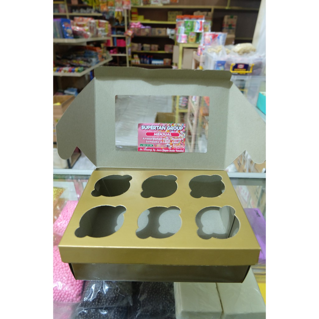 

DUS CAPCAKE LOBANG 6 1 PCS