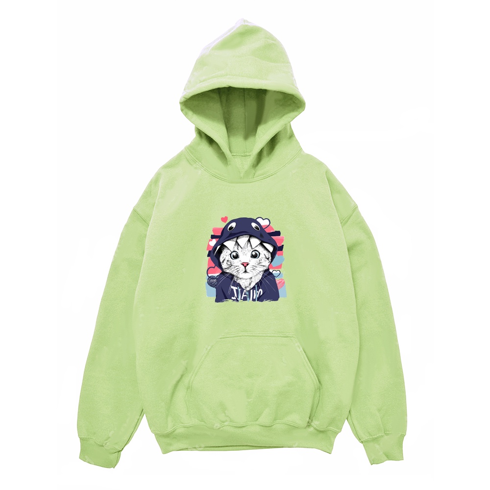 Hoodie Wanita Cat Jaim hoodie size M-XXL