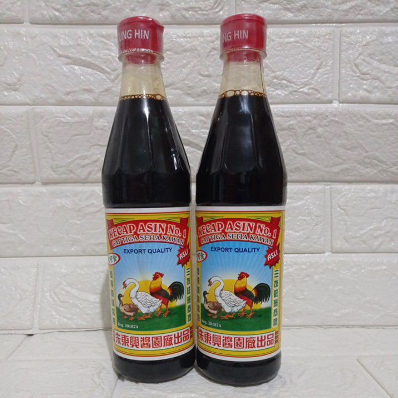 

kecap asin cap tiga setia kawan/kecap kalimantan 650 ml