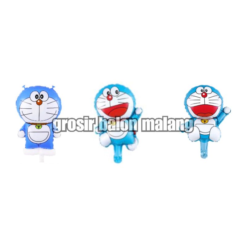 balon foil karakter boneka kucing cat doraemon