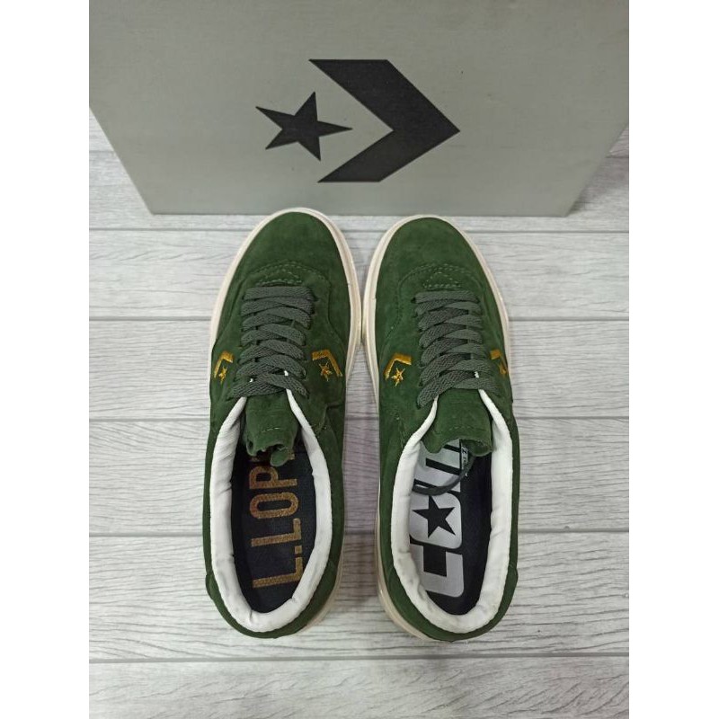 NEW ARRIVAL CONVERSE LOUIE LOPEZ PRO ARMY GOLD