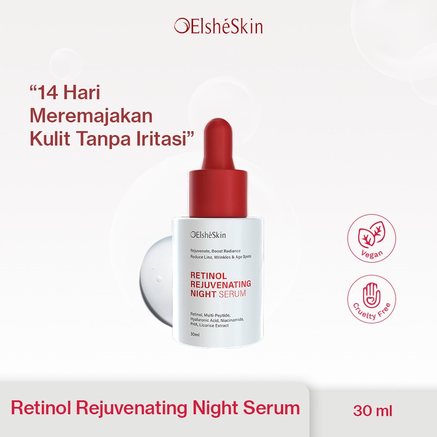 ★ BB ★  Elsheskin Retinol Rejuvenating Night Serum | Elshe Skin Active Rejuvenating Night Serum - 30ml - 15ml