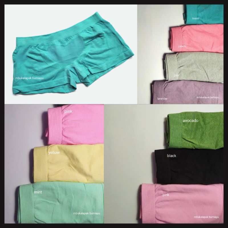 CELANA DALAM SEGIEMPAT WANITA BOYSHORT PANTIES WANITA CD BOXER WANITA SHORT PANTS