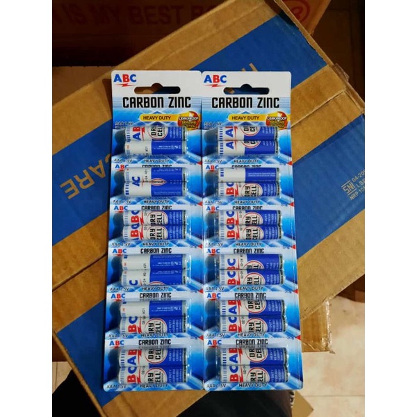 Baterai AAA ABC Renteng Biru