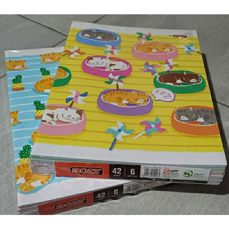 

BUKU TULIS BIG BOOS 42LEMBAR/HARGA SATUAN