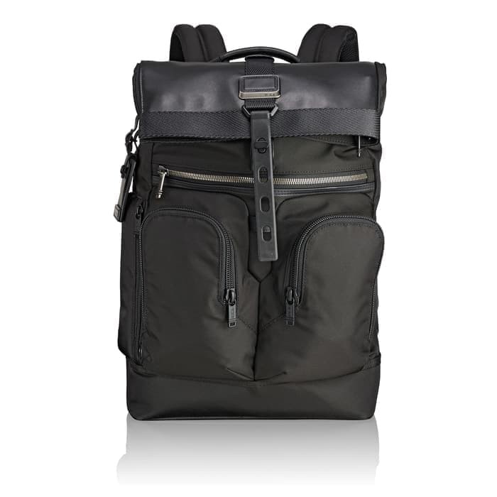 TUMI London Roll Top Backpack Tumi Luke - Black